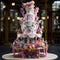 Whimsical Wonderland: A Delightful Wedding Cake