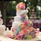 Whimsical Wonderland: A Playful Multi-tiered Wedding Cake