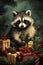 The Whimsical World of Surreal Raccoons: A Coherent Gift Listing