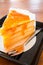 Whipped cream orange marmalade cake