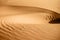 Whirl shape, Textures and patterns on the sand on the Sahara Desert.