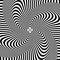 Whirl twisting rotation movement illusion. Lines texture