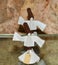 Whirling dancing sufi dervish figurine in garment model small size