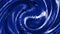 Whirlpool. Blue swirling spiral. Animation from abstract waves. Funnel made of water.