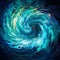 Whirlpool Wonder: A Captivating Vortex of Spiraling Waters