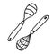 Whisk. A tool for cooking. Kitchen accessory.Vector