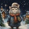 Whiskers & Wonders: Adorable Christmas Cat in a Snowy Tale from a Picture Book