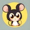 Whiskers and Wonders: Mouse Vector Sticker for Creative Artistry