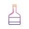whiskey bottle nolan icon. Simple thin line, outline vector of BOTTLE icons for ui and ux, website or mobile application