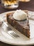 Whiskey and Dried Fruit Tart with Whipped Cream