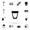Whiskey. Scotch Glass Icon. Detailed set of food and drink icons. Premium quality graphic design. One of the collection icons for