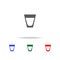 Whiskey. Scotch Glass simple black eating icon. Elements of food multi colored icons. Premium quality graphic design icon. Simple