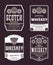 Whiskey and scotch whisky labels