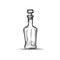 whisky Absinthe bottle ai generated