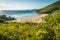 Whisky bay beach and ocean in Wilsons promontory national park