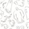 Whisper Ghost hand sketch pattern