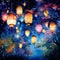 Whispering Flames: Lanterns Illuminating Secrets of Ancient Wisdom