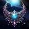 Whispering Stardust: A Celestial Sparkle of Gem-Adorned Jewelry