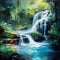 Whispering Waterfall: A Harmonious Cascade of Beauty