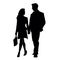 Whispers of Affection: Romantic Couple Silhouette