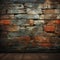 Whispers of history resonate within a wall adorned with aged, somber bricks