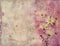 Whispers of Tenderness: A Rustic Canvas Collage of Daisies, Pink