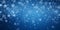 Whispers of Winter, Enchanting Blue Snowscape with Snowfall, Perfect for Christmas and New Year Themes