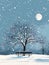 Whispers of Winter: A Serene Scene of Joy and Remembrance