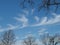 Whispy Clouds Against a Blue Sky