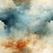 Whispy Grunge Vintage Watercolor Clouds Background AI Generated