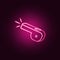 whistle, help neon icon. Elements of travel set. Simple icon for websites, web design, mobile app, info graphics