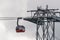 WHISTLER, CANADA - AUGUST 25, 2019: whistler blackcomb red Peak 2 Peak Gondola