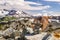 Whistler with Coast Mountains, British Columbia, Canada