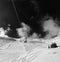 Whistler Mountains views at winter. Ski Slopes