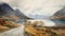 Whistlerian Delicately Rendered Scottish Landscape Watercolor Painting