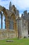 Whitby Abbey Detail on sunny day, Yorkshire UK 