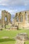 Whitby abbey ruin, yorkshire, uk.