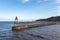 Whitby harbour east lighthouse