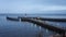 Whitby Pier at Night