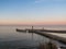 Whitby seascape in Yorkshire England UK