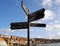 Whitby signpost