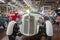 A white 1935 Adler Trumpf Junior at Lane Motor Museum with the largest collection of vintage European cars, motorcycles