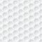 White 3d hexagon seamless pattern