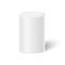 White 3D Vector Cylinder on White Background. Tea Cofee