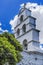 White Adobe Steeple Bells Mission San Diego de Alcala California