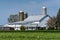 White Amish Barn