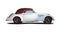 White antique Alfa Romeo 8C Lungo Spider