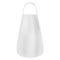 White apron icon, realistic style