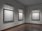 White art gallery empty;