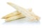 White asparagus healthy eating isolated
